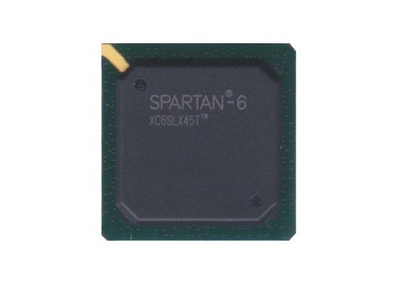 رقاقة الدائرة المتكاملة XC6SLX45-2FGG484I FPGA IC اتصال تسلسلي عالي السرعة