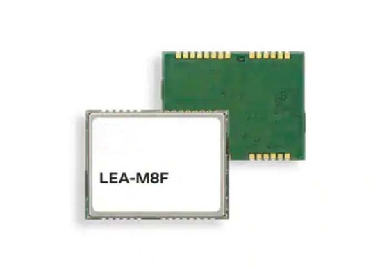 LEA-M8F-0 GNSS الوحدة النمطية المرجعية للتردد الزمني SMD28 44mA منخفضة الضوضاء