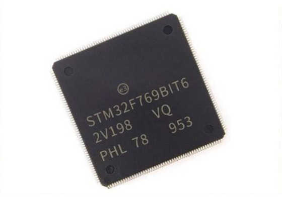 متحكمات دقيقة IC STM32F769BIT6 LQFP208 عالية الأداء ARM Cortex M7 MCU