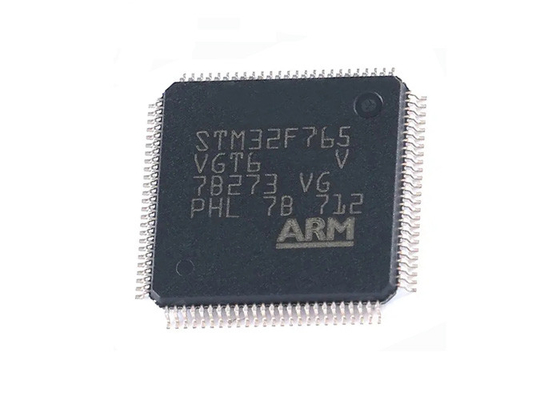 رقاقة الدائرة المتكاملة STM32F765VGT6 1 ميجابايت متحكم دقيق أحادي النواة IC 100-LQFP