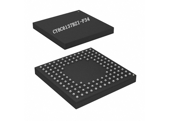 رقاقة الدائرة المتكاملة منخفضة الطاقة CY8C6137BZI-F34 متحكم IC 150MHz