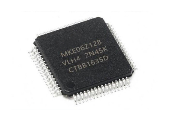 48 ميجا هرتز MKE06Z128VLH4 32 بت متحكم دقيق أحادي النواة IC LQFP64 سطح جبل