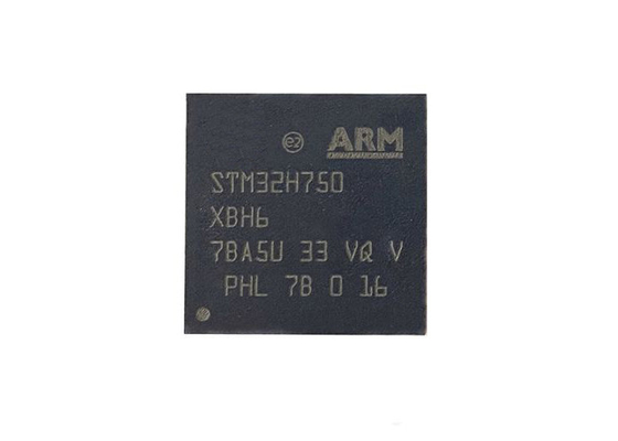 265-TFBGA STM32H750XBH6 أحادي النواة 32 بت ARM Cortex-M7 متحكم دقيق IC