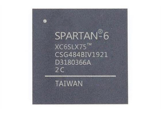 IC Chip XC6SLX75-2CSG484I مصفوفة البوابة القابلة للبرمجة الميدانية 484FBGA سطح جبل