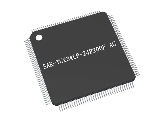 1.5 ميجابايت متحكم AURIX قوي IC SAK-TC234LP-24F200F AC TQFP-144 Package