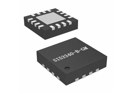 IC رقاقة SI53340-B-GM 1.25 جيجا هرتز على مدار الساعة Fanout Buffer Multiplexer IC 16-VFQFN