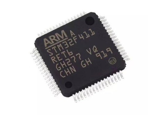 عالية الأداء STM32F411RET6 متحكم رقاقة LQFP64 Arm Cortex M4 Core 100MHz