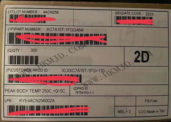 رقاقة الدائرة المتكاملة XC7A15T-1FGG484I Artix-7 Field Programmable Gate Array 484-BBGA