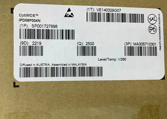 P قناة IPD06P004N الطاقة MOSFET الترانزستور TO-252-3 رقاقة الدائرة المتكاملة 60V