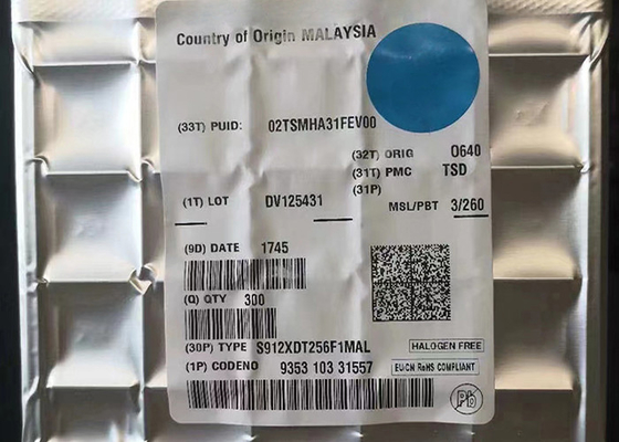 متحكم رقاقة S912XDT256F1MAL LQFP112 256 كيلو بايت فلاش متحكم IC 80MHz