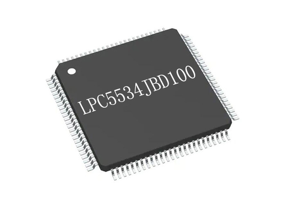 150MHz الدوائر المتكاملة رقاقة LPC5534JBD100 متحكم أحادي النواة IC 100HLQFP