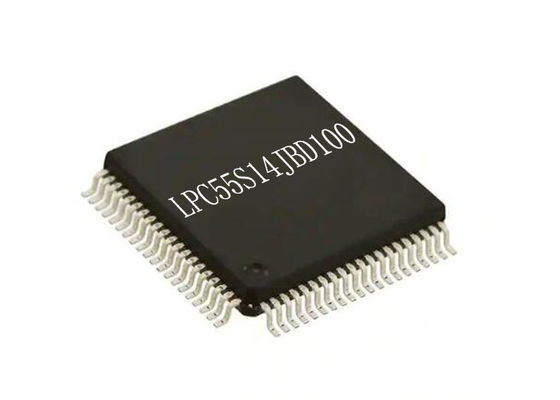 وحدة التحكم الدقيقة MCU LPC55S14JBD100 150MHz ARM Cortex M33 HLQFP100 IC Chip