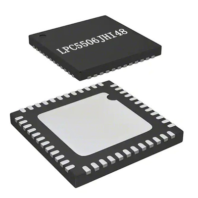رقاقة الدائرة المتكاملة LPC5506JHI48 96MHz متحكم IC سطح جبل