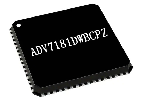 جهاز فك ترميز الفيديو ADV7181DWBCPZ 10 بت 10 قنوات متعدد الأشكال ومحول رقمي للرسومات RGB