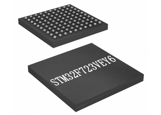 ذراع IC مدمج Cortex-M7 MCU 512 كيلو بايت من فلاش STM32F723VEY6 100-UFBGA