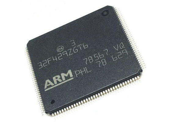 STM32F429ZGT6 المتكاملة IC ARM اللحاء M4 متحكم رقاقة 144LQFP أحادية النواة