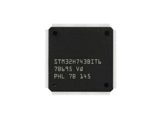 STM32H743BIT6 متحكم دقيق IC 32 بت أحادي النواة 480 ميجا هرتز STM32H7 MCU