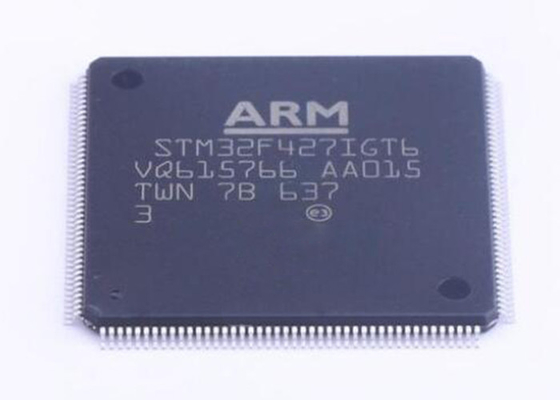 STM32F427IGT6 متحكم MCU 176LQFP أحادي النواة 1 ميجا بايت فلاش 32 بت MCU