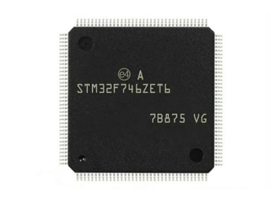 216 ميجا هرتز متحكم MCU STM32F746ZET6 ميكروكنترولر رقاقة 144LQFP ذراع اللحاء MCUs