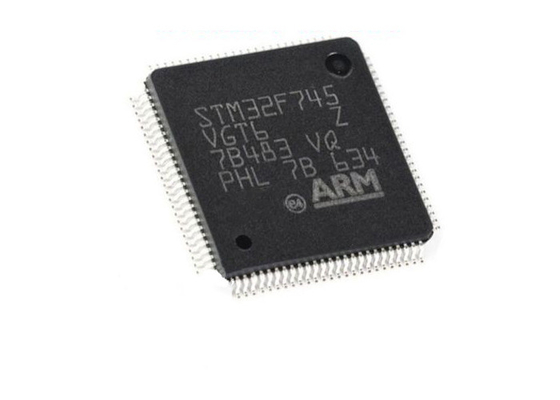 STM32F745VGT6 عالية الأداء 216 ميجا هرتز وحدة المعالجة المركزية ميكروكنترولر IC