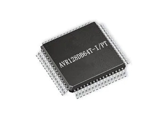 متحكم دقيق عالي الأداء MCU AVR128DB64T-I / PT 8 بت 24 ميجا هرتز 64-TQFP