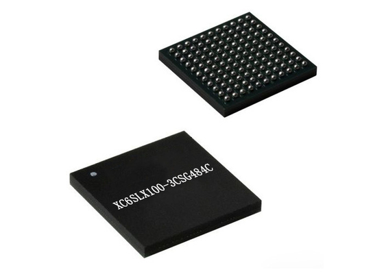رقائق إلكترونية XC6SLX100-3CSG484C Spartan -6 LX Field Programmable Gate Array