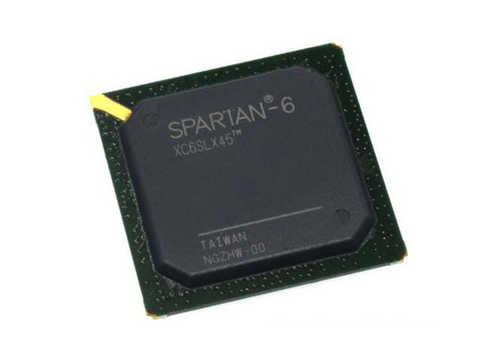 صفحة بوابة قابلة للبرمجة في الميدان XC6SLX45T-2CSG484I 484CSPBGA Spartan 6 LXT رقاقة FPGA