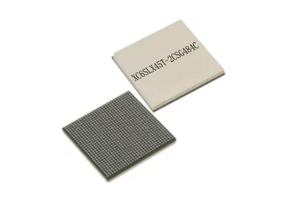 Spartan 6 LXT XC6SLX45T-2CSG484C مصفوفة البوابة القابلة للبرمجة الميدانية 484FBGA IC Chip