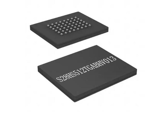 عالية السرعة CMOS S28HS512TGABHV013 FLASH NOR Memory IC 24FBGA رقاقة دارة متكاملة