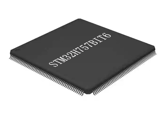 متحكم MCU منخفض الطاقة للغاية STM32H757BIT6 208-LQFP متحكم IC