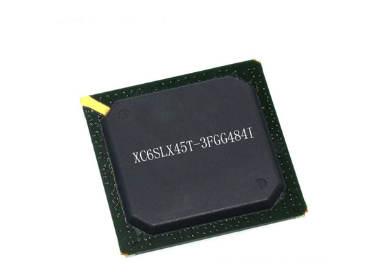 ICs الشريحة XC6SLX45T-3FGG484I 1080 ميغاهرتز المجال قابل للبرمجة بوابة المصفوفة 484BBGA