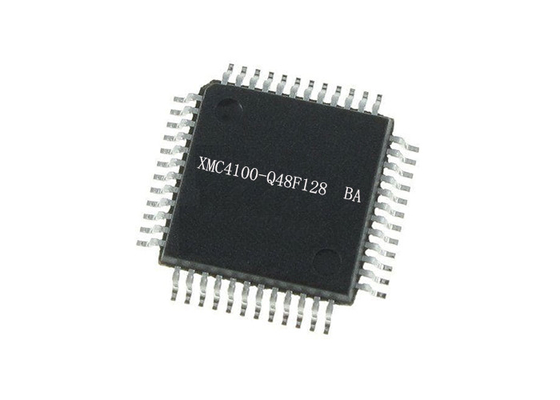 QFP-48 Surface Mount XMC4100-Q48F128 BA 32 بت 80 ميجا هرتز متحكم MCU