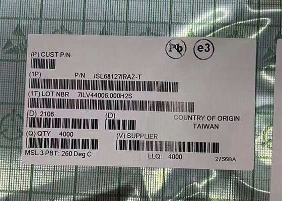 رقاقة الدائرة المتكاملة ISL68127IRAZ PWM Controller IC 48QFN Digital Dual Output