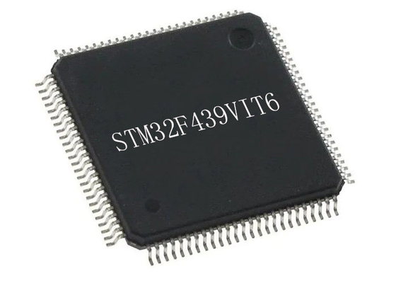 180 ميجا هرتز 2 ميجا بايت متحكم أحادي النواة MCU STM32F439VIT6 حزمة 100-LQFP