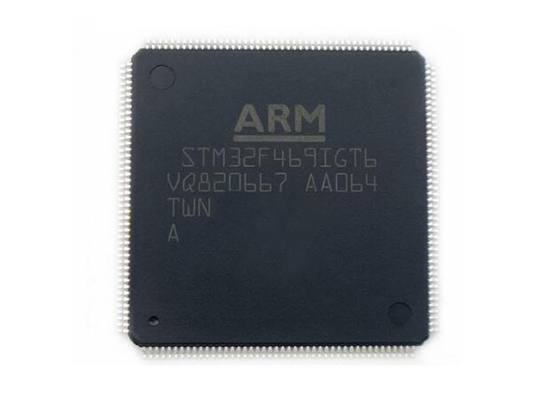 IC Chip 176LQFP STM32F469IGT6 Arm 32Bit Cortex-M4 CPU 180MHz متحكم MCU