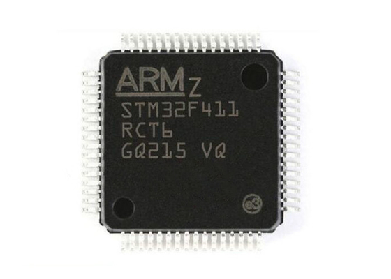 متحكم دقيق 100 ميجا هرتز MCU STM32F411RCT6 32Bit أحادي النواة 64LQFP متحكم IC
