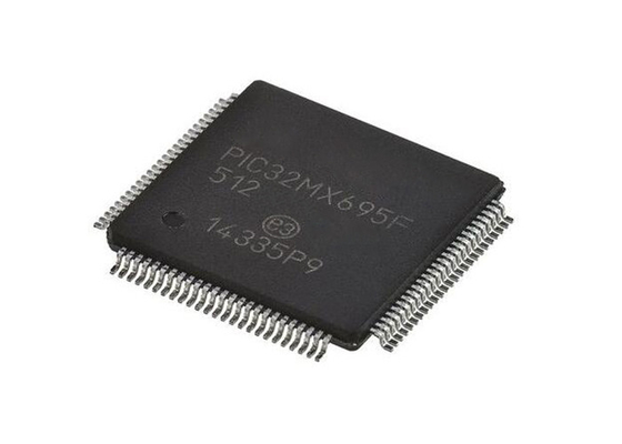 ميكروكنترولر 32 بت IC PIC32MX695F512H-80V / PT متحكم MCU 64TQFP IC رقاقة