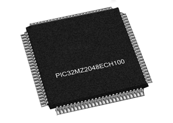 متحكم دقيق 200 ميجا هرتز MCU PIC32MZ2048ECH100-I / PF 32 بت متحكم دقيق رقاقة 100TQFP