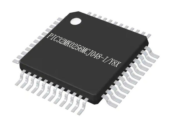 متحكم دقيق MCU PIC32MK0256MCJ048-I / Y8X 256 كيلو بايت فلاش متحكم IC 48TQFP