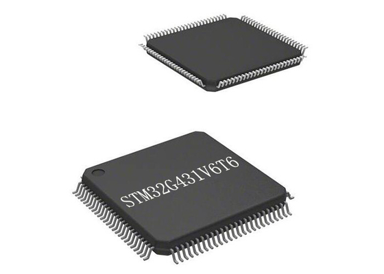 وحدة تحكم دقيقة 170 ميجا هرتز MCU STM32G431V6T6 ميكروكنترولر IC 100LQFP أحادية النواة