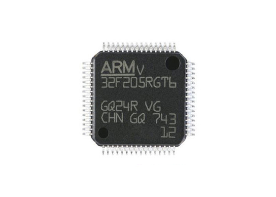 متحكم MCU STM32F205RGT6 32 بت أحادي النواة 120 ميجا هرتز حزمة 64-LQFP