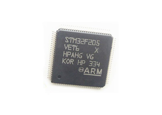متحكم MCU STM32F205VET6 متحكم دقيق IC 32 بت أحادي النواة
