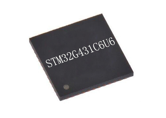 32Bit RISC Core STM32G431C6U6 170 ميجا هرتز متحكم MCU 48UFQFN عالي الأداء