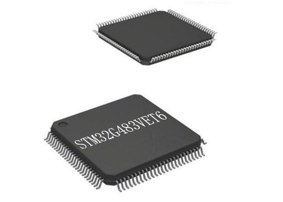 أحادي النواة STM32G483VET6 متحكم MCU 100LQFP 32 بت RISC Core 512 كيلو بايت فلاش
