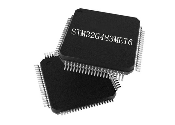 Arm Cortex-M4 MCU STM32G483MET6 80LQFP متحكم MCU 170 ميجا هرتز أحادي النواة