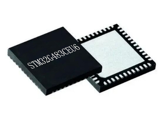 32Bit ARM Cortex-M4 STM32G483CEU6 متحكم MCU 48UFQFN عالي الأداء
