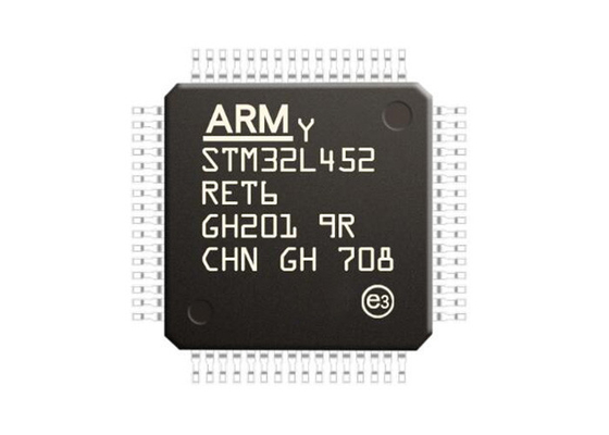 متحكم MCU STM32L452RET6 32 بت متحكم رقاقة LQFP64 أحادية النواة
