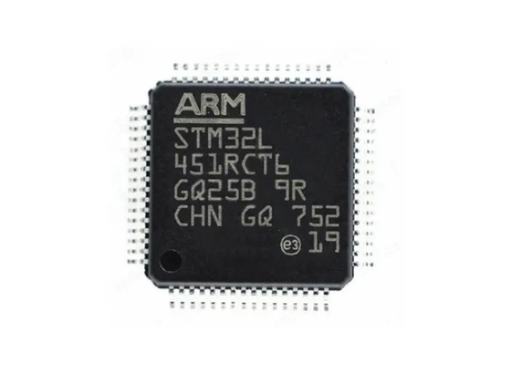STM32L451RCT6 وحدة التحكم الدقيقة MCU 32Bit وحدة التحكم الدقيقة ذات النواة الواحدة 80MHz وحدة التحكم الدقيقة المدمجة