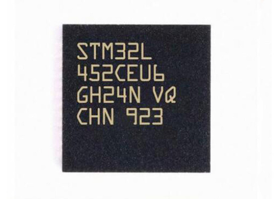 متحكم MCU STM32L452CEU6 48UFQFN 32 بت متحكم رقاقة 512 كيلو بايت فلاش