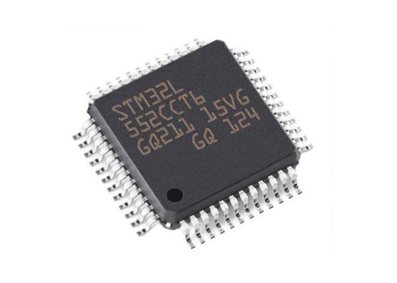 32 بت أحادي النواة STM32L552CCT6 ARM Cortex-M33 48LQFP متحكم MCU 110 ميجا هرتز